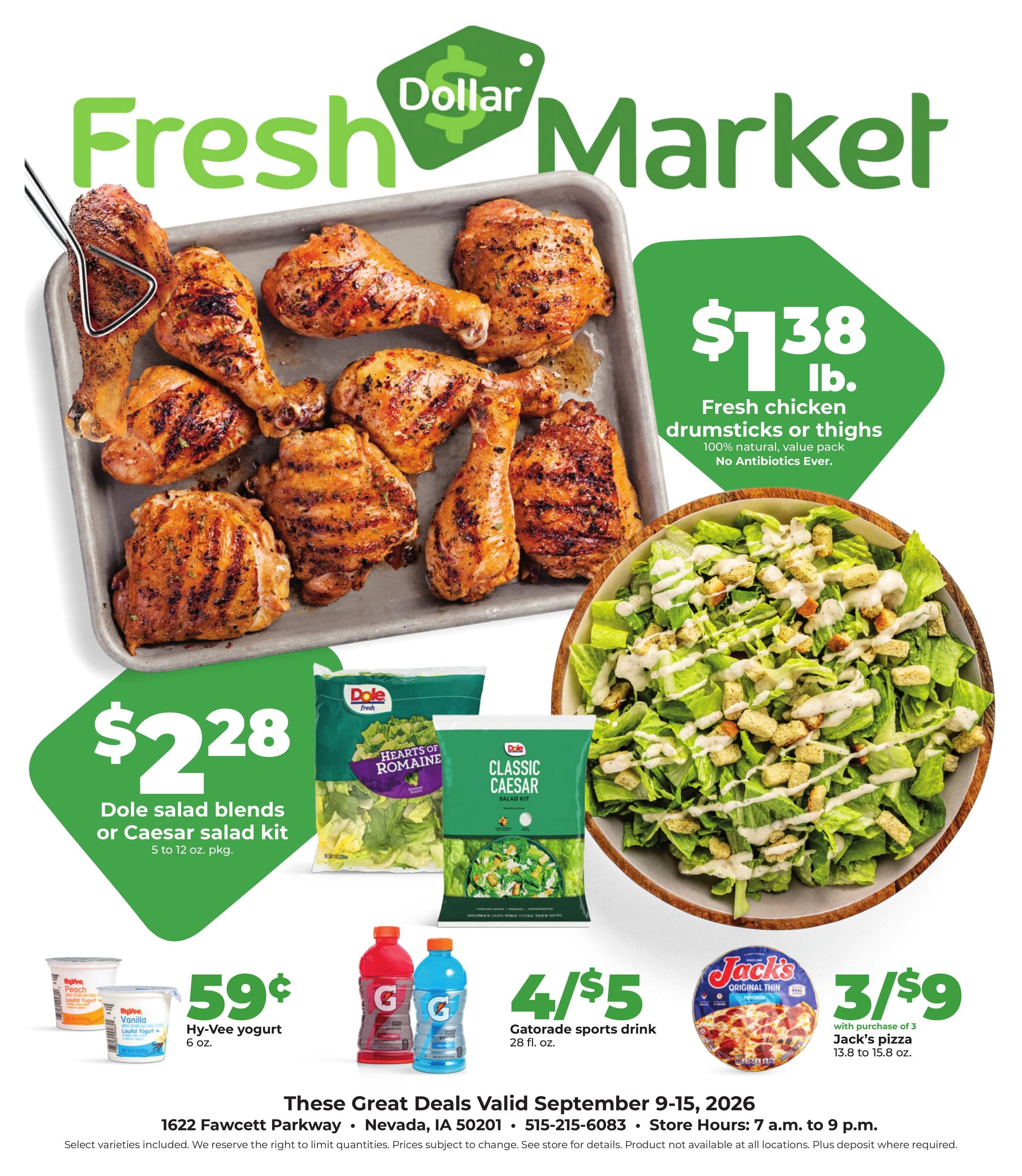 Hy-Vee weekly ad page 1