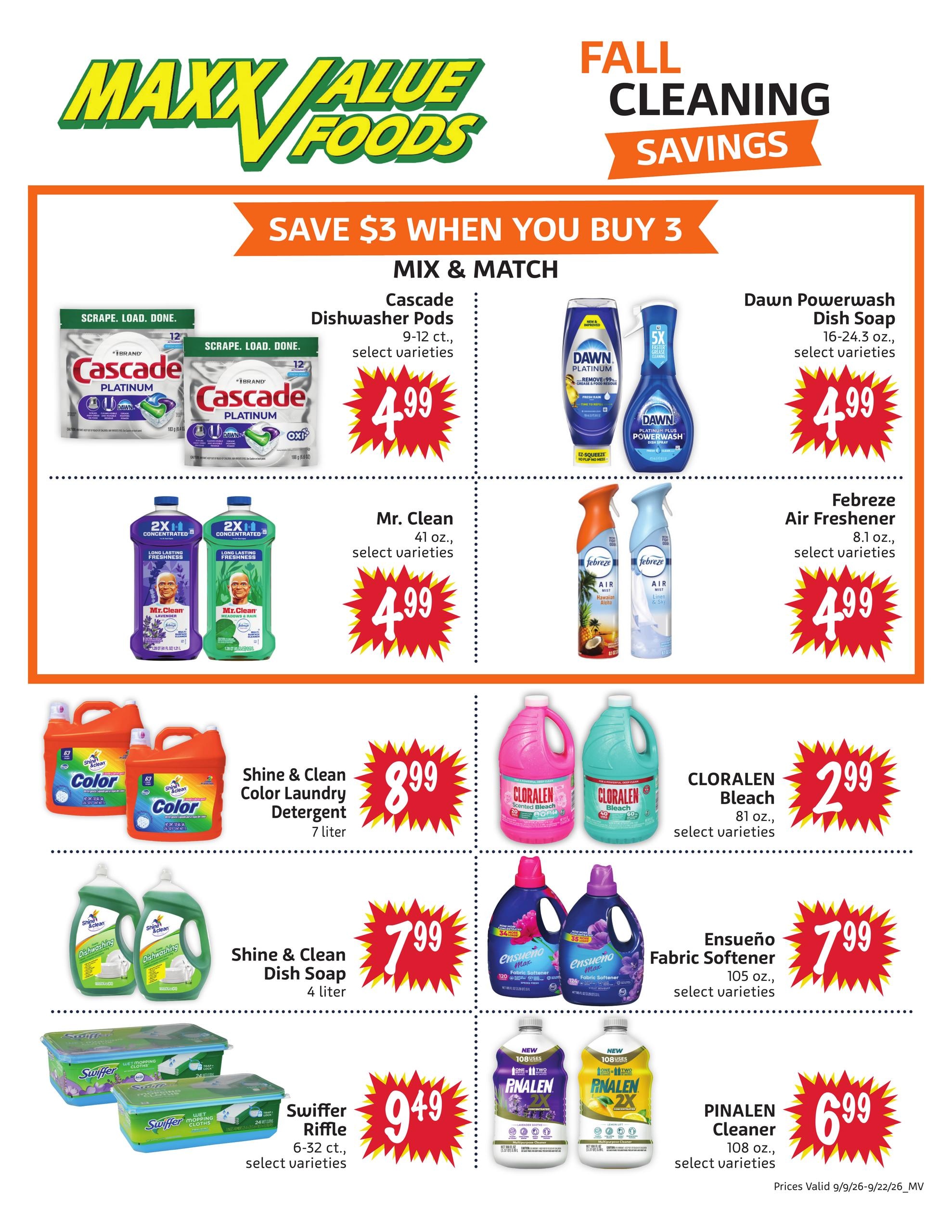 FoodMaxx weekly ad page 1