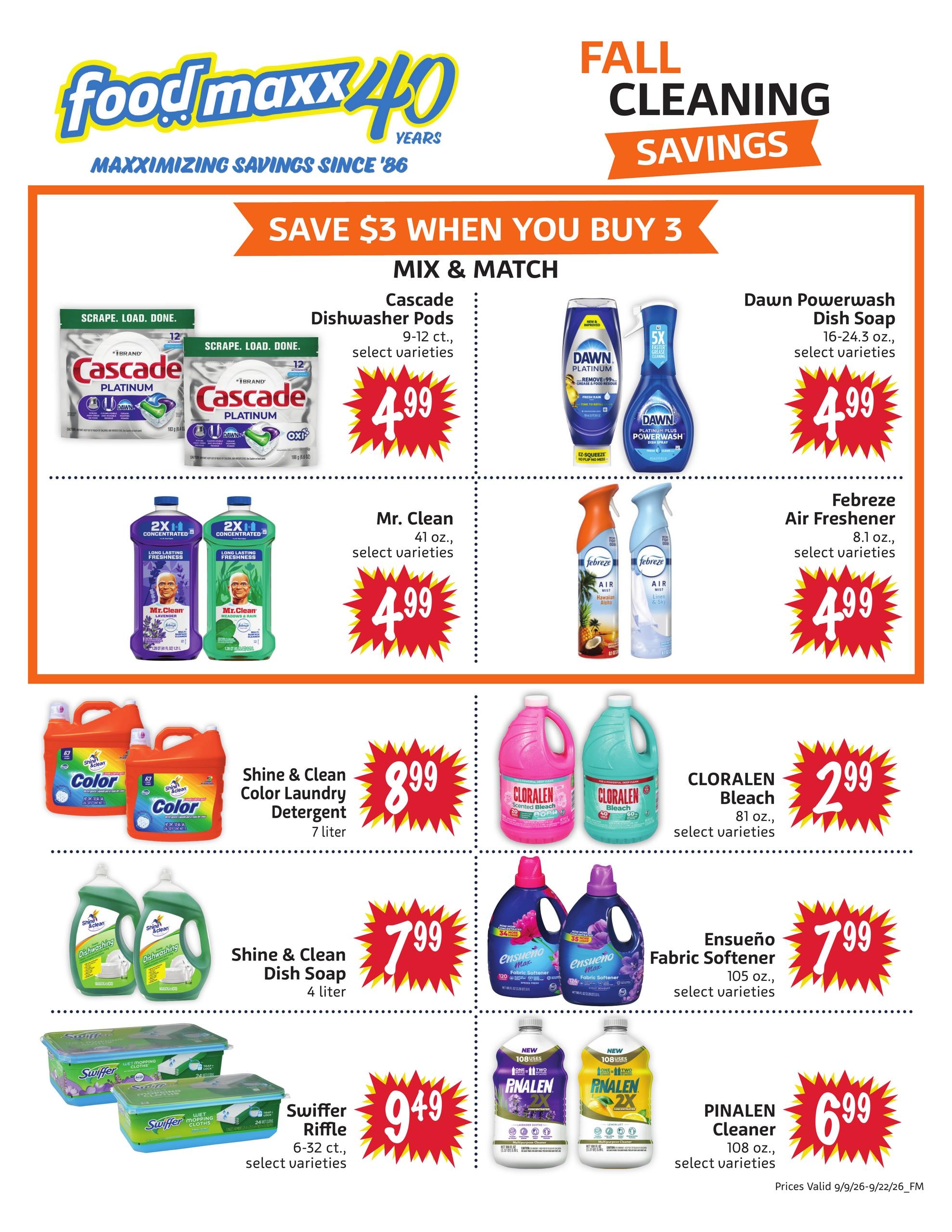 FoodMaxx weekly ad page 1