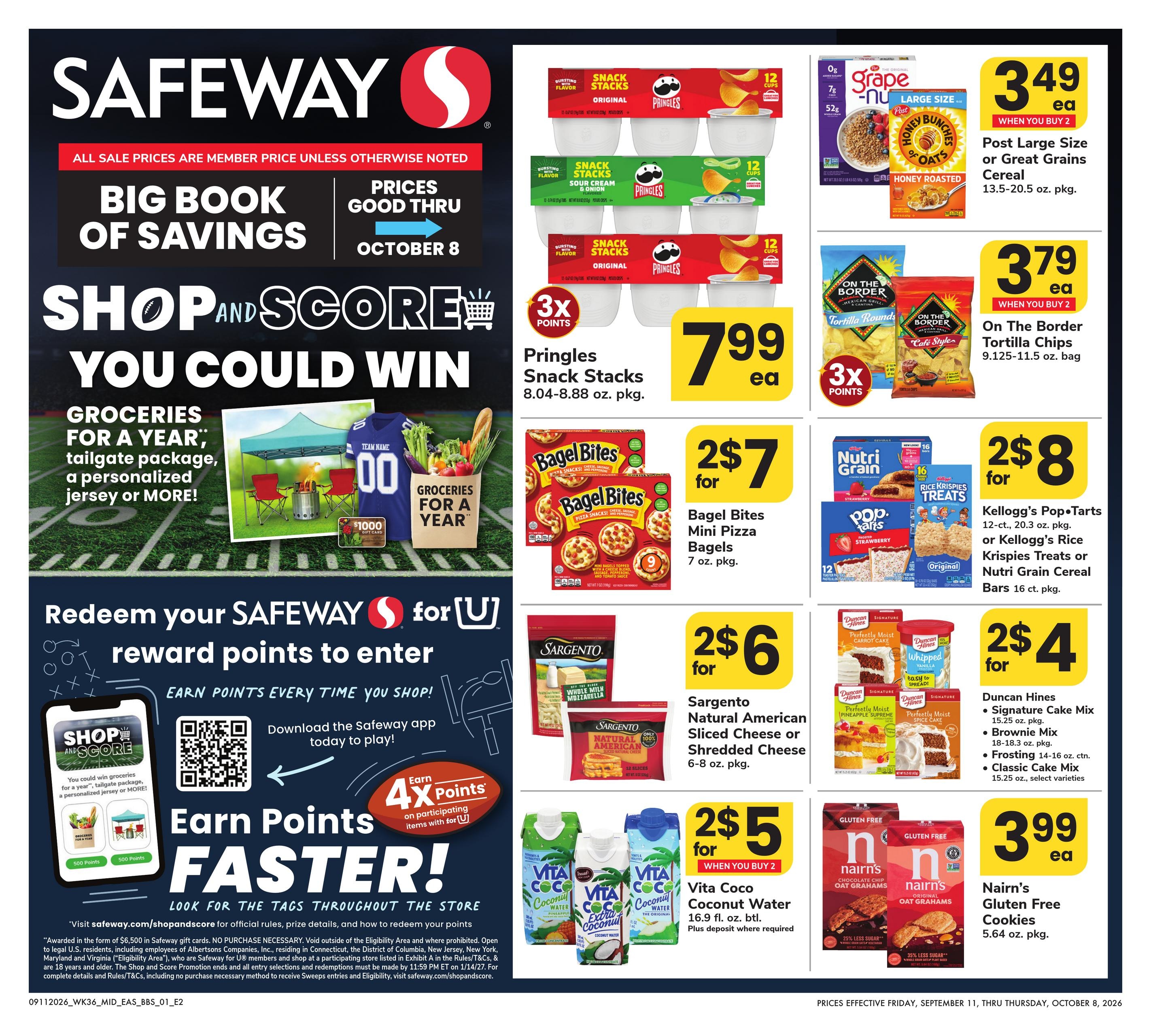 Safeway weekly ad page 1