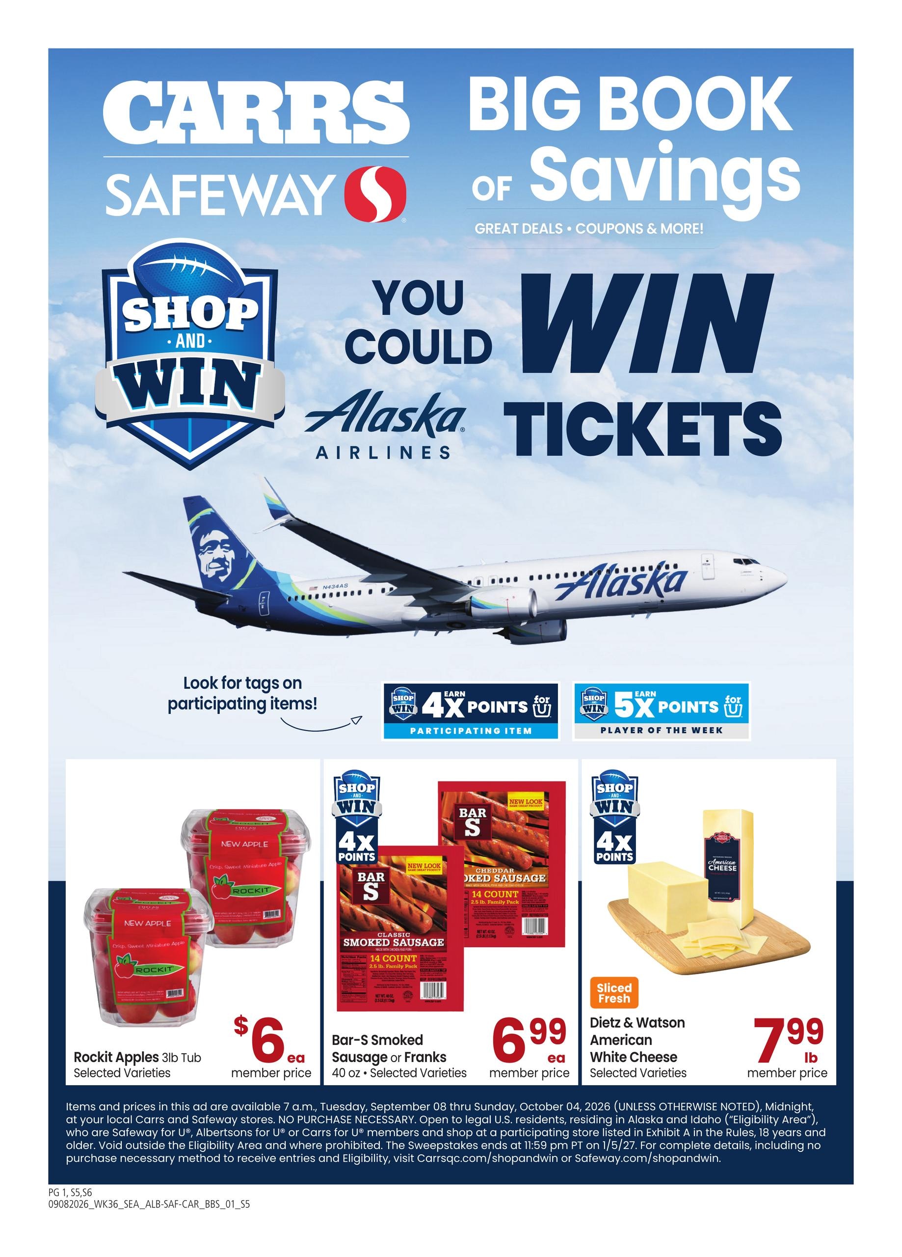 Safeway weekly ad page 1