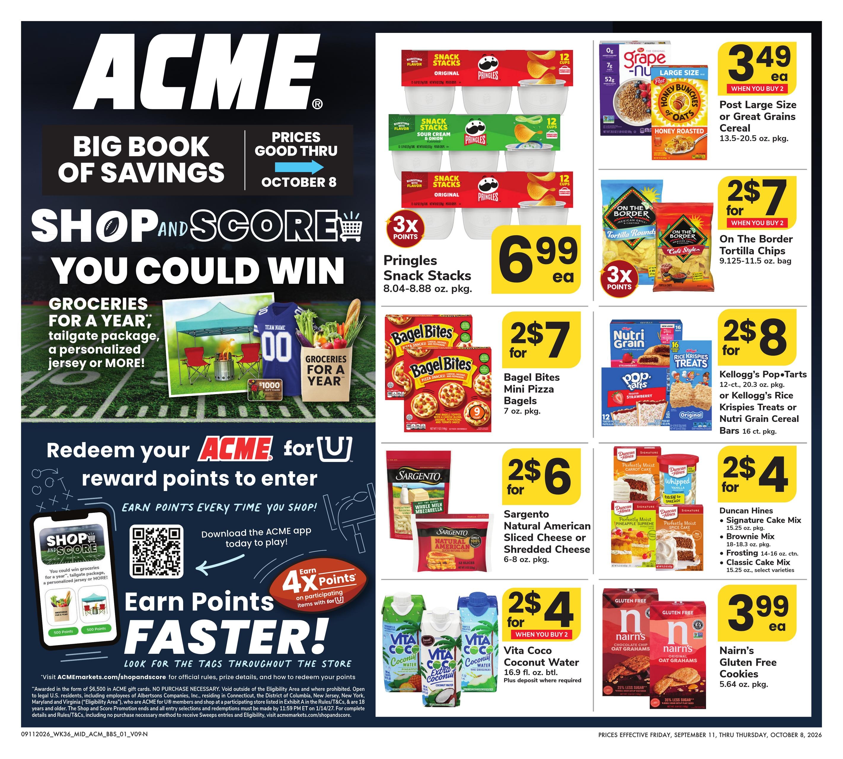 Acme Markets weekly ad page 1
