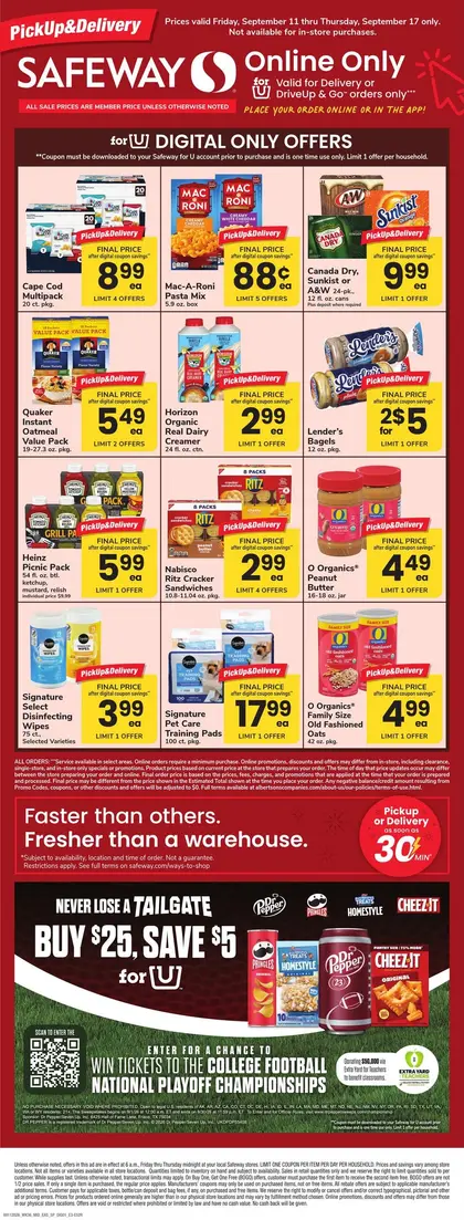 Safeway Bonus Online Savings