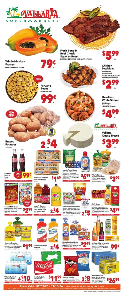 Vallarta Supermarkets Grocery Savings