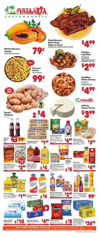 Vallarta Supermarkets Grocery Savings