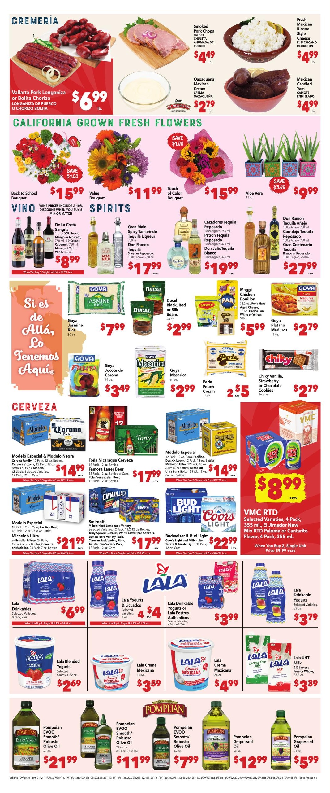 Vallarta Supermarkets weekly ad page 6