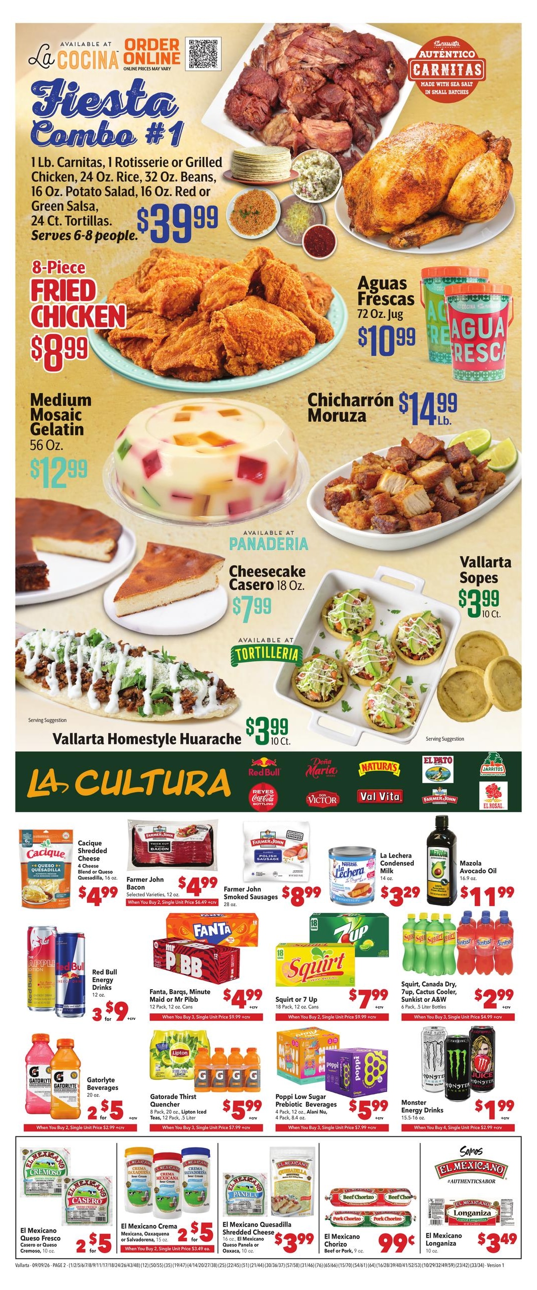 Vallarta Supermarkets weekly ad page 2