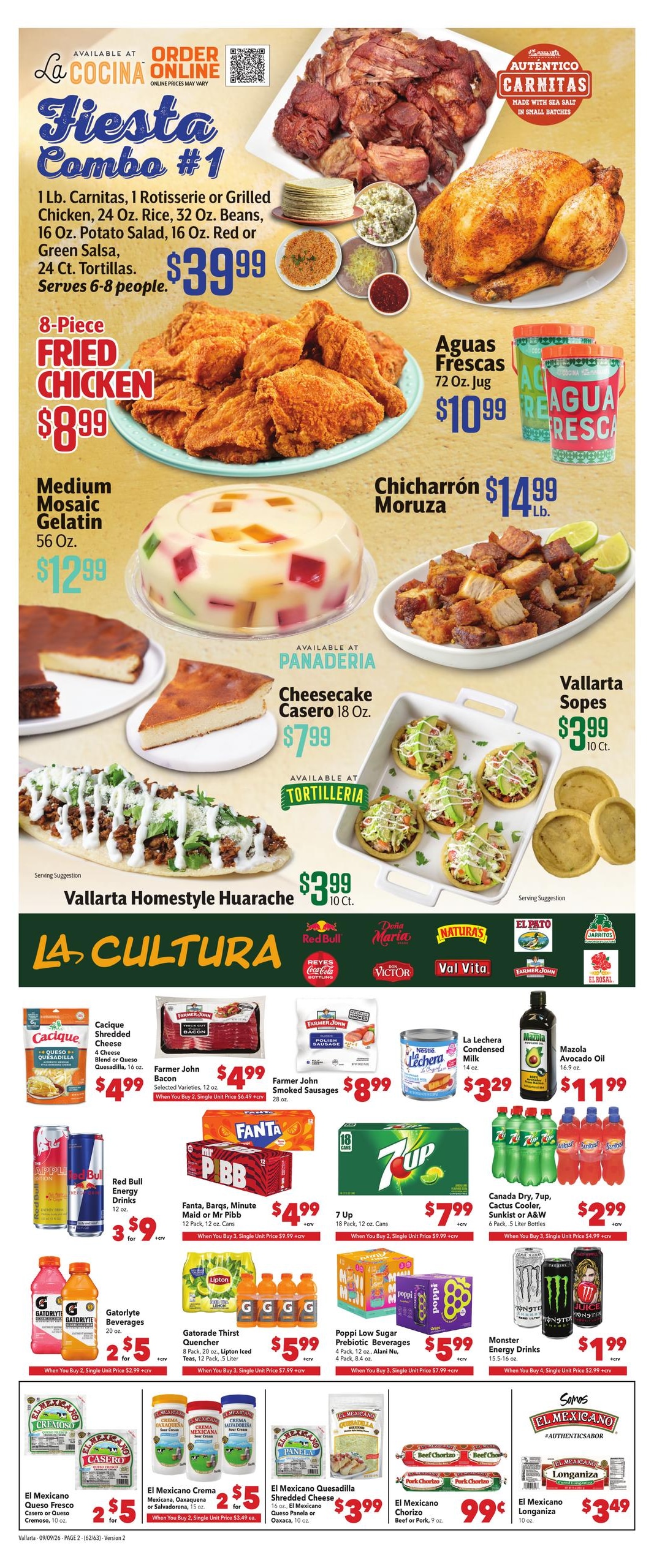 Vallarta Supermarkets weekly ad page 2