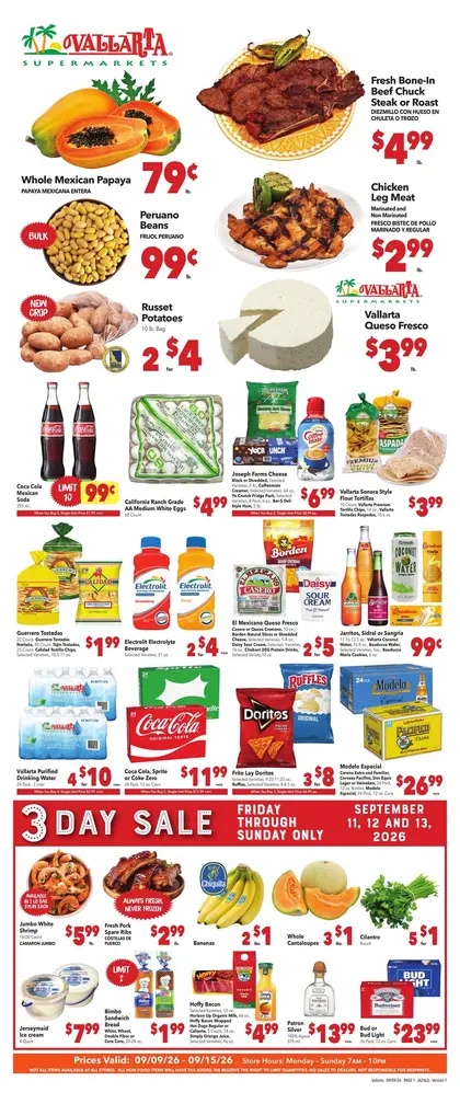 Vallarta Supermarkets Grocery Savings