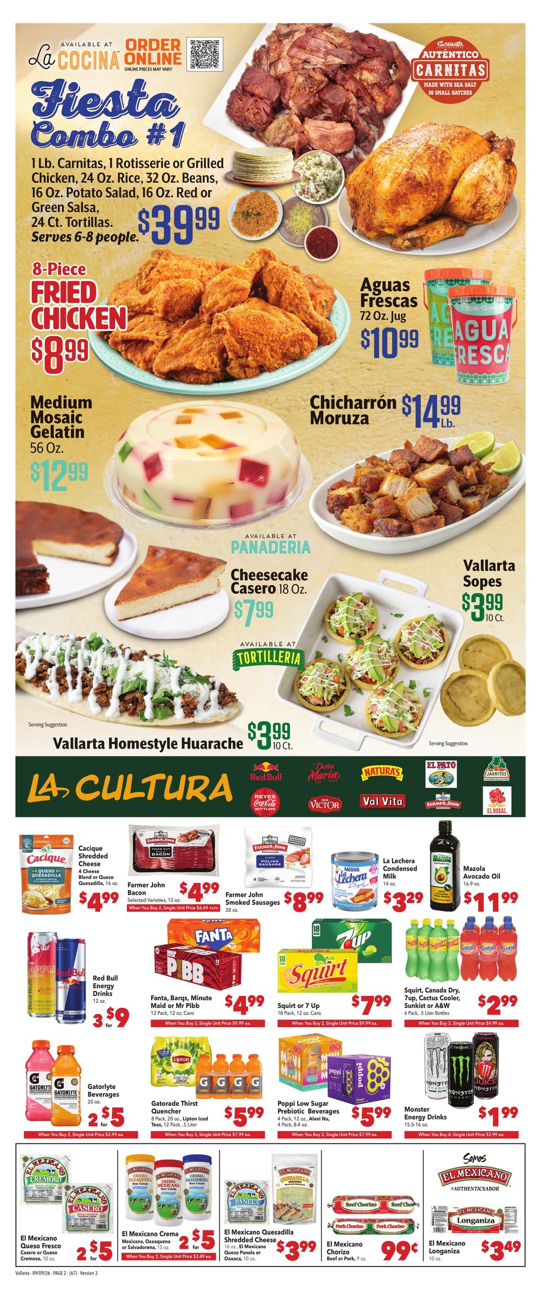 Vallarta Supermarkets weekly ad page 2