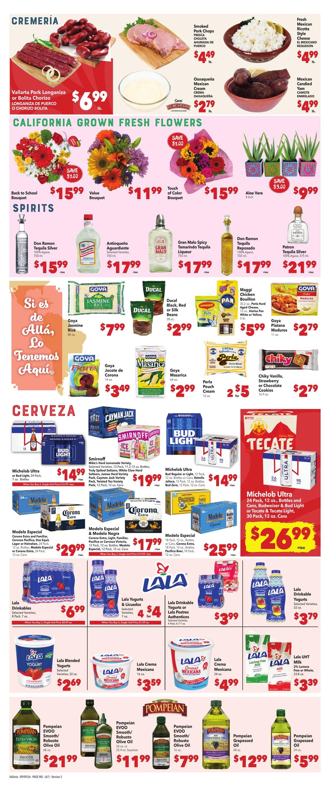 Vallarta Supermarkets weekly ad page 6
