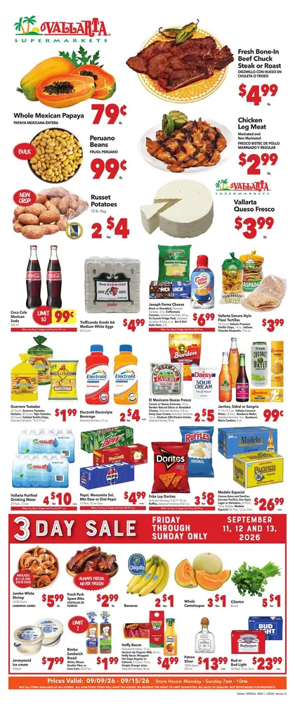 Vallarta Supermarkets Grocery Savings