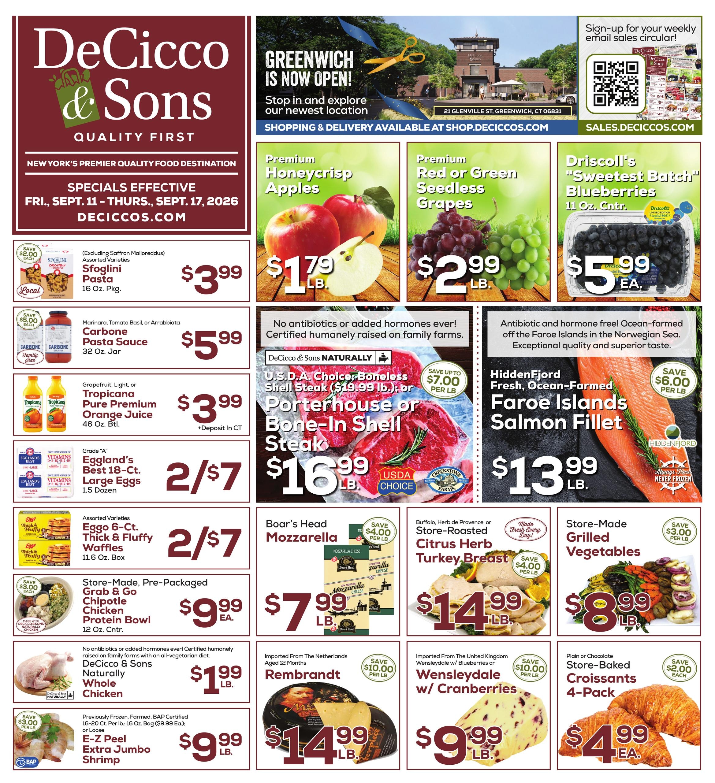 DeCicco & Sons weekly ad page 1