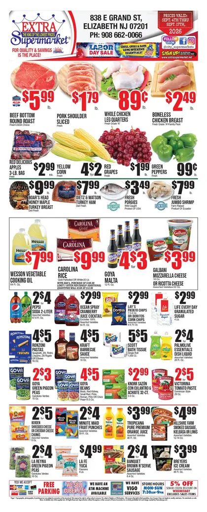 Extra Supermarket Indexed Bi-Weekly