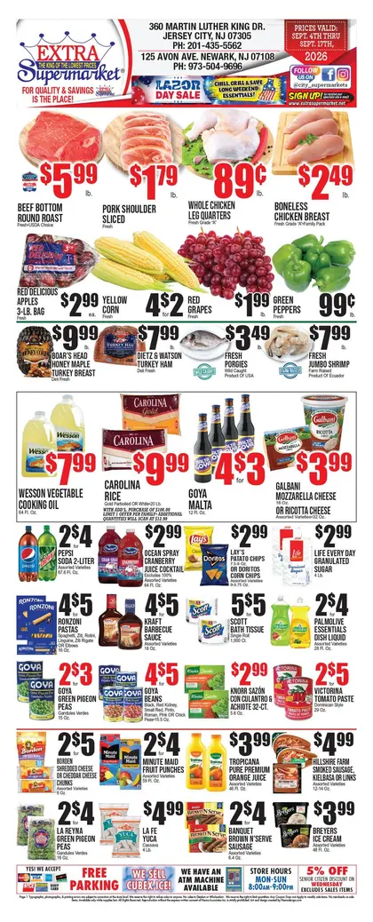 Extra Supermarket Indexed Bi-Weekly