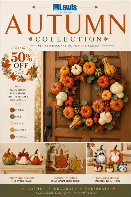 Lewis Drug Autumn Decor Guide
