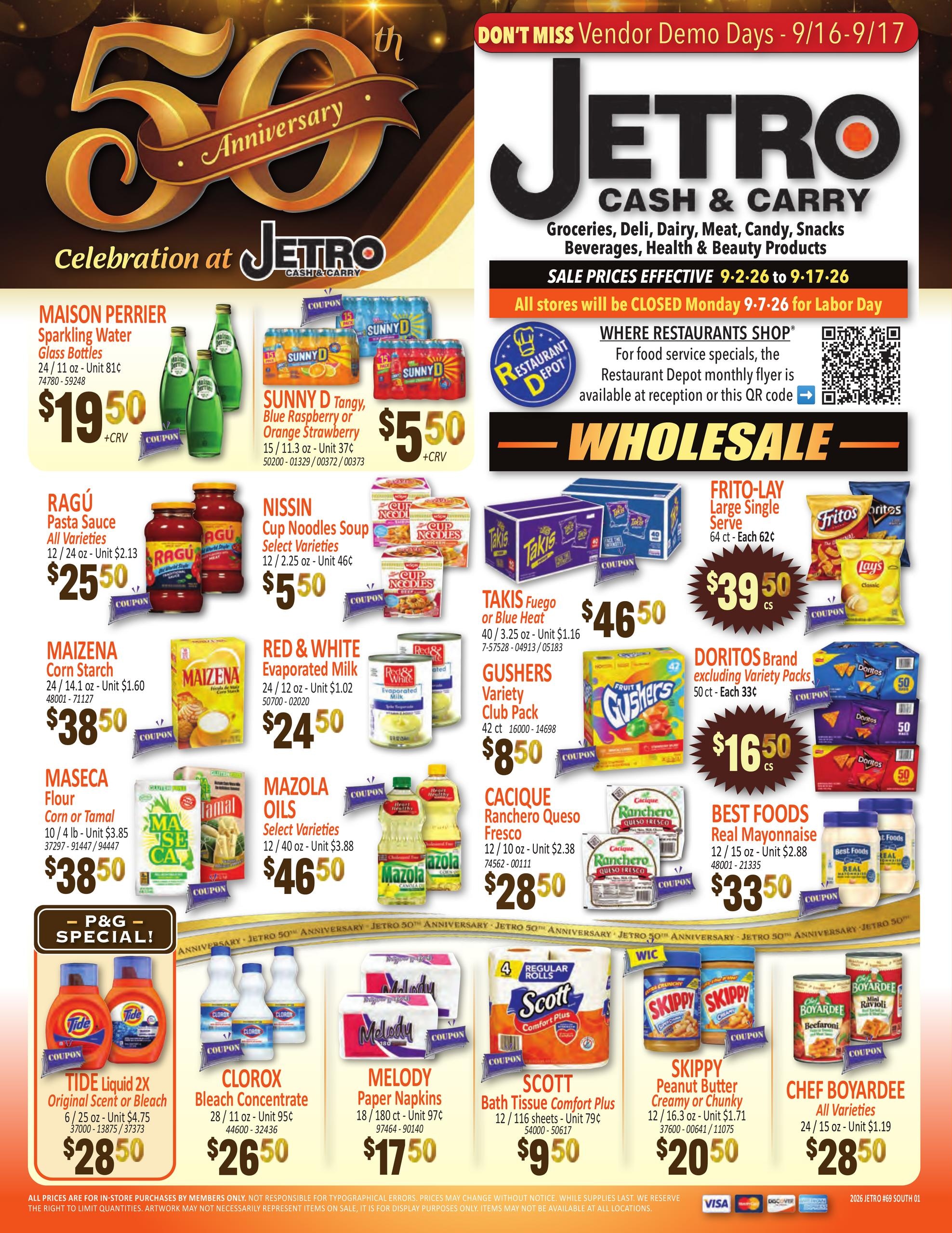 Jetro weekly ad page 1