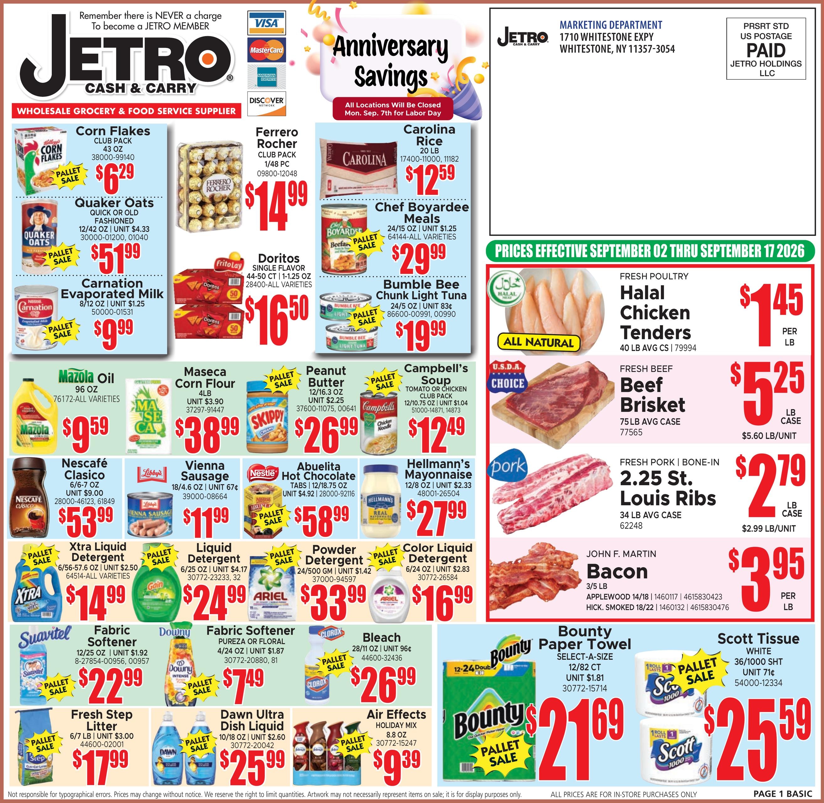 Jetro weekly ad page 1