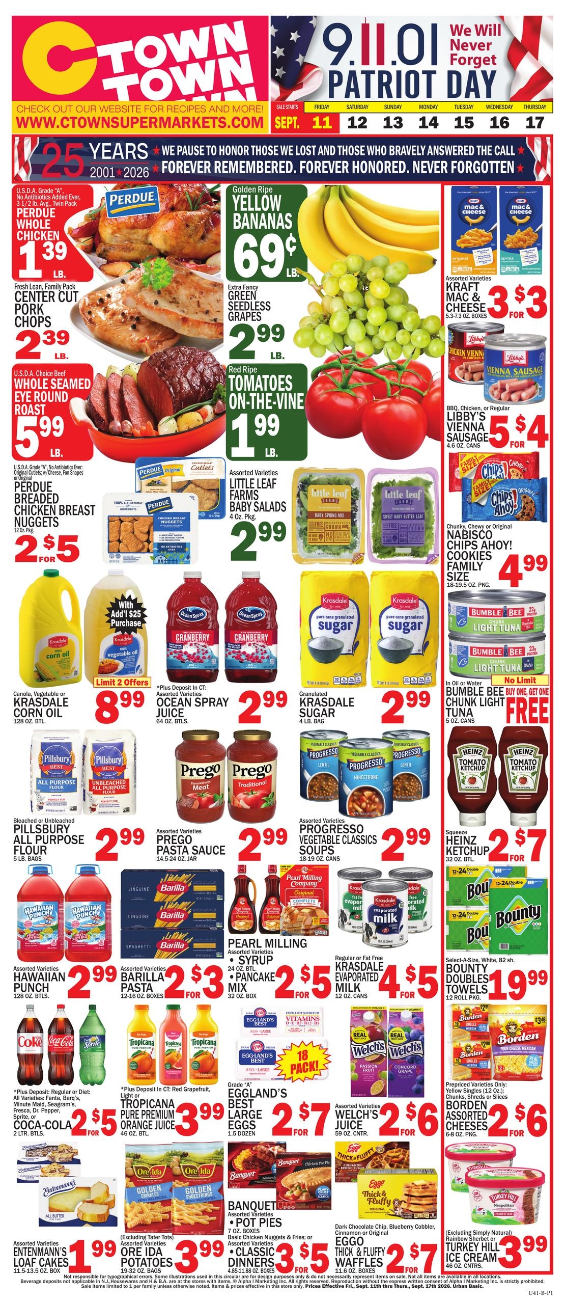 C Town weekly ad page 1