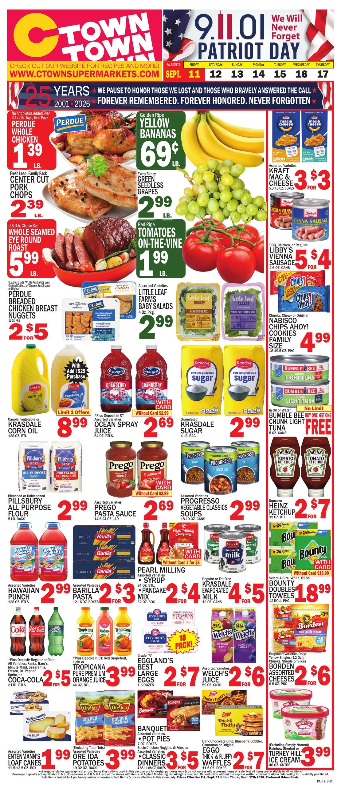 C Town weekly ad page 1