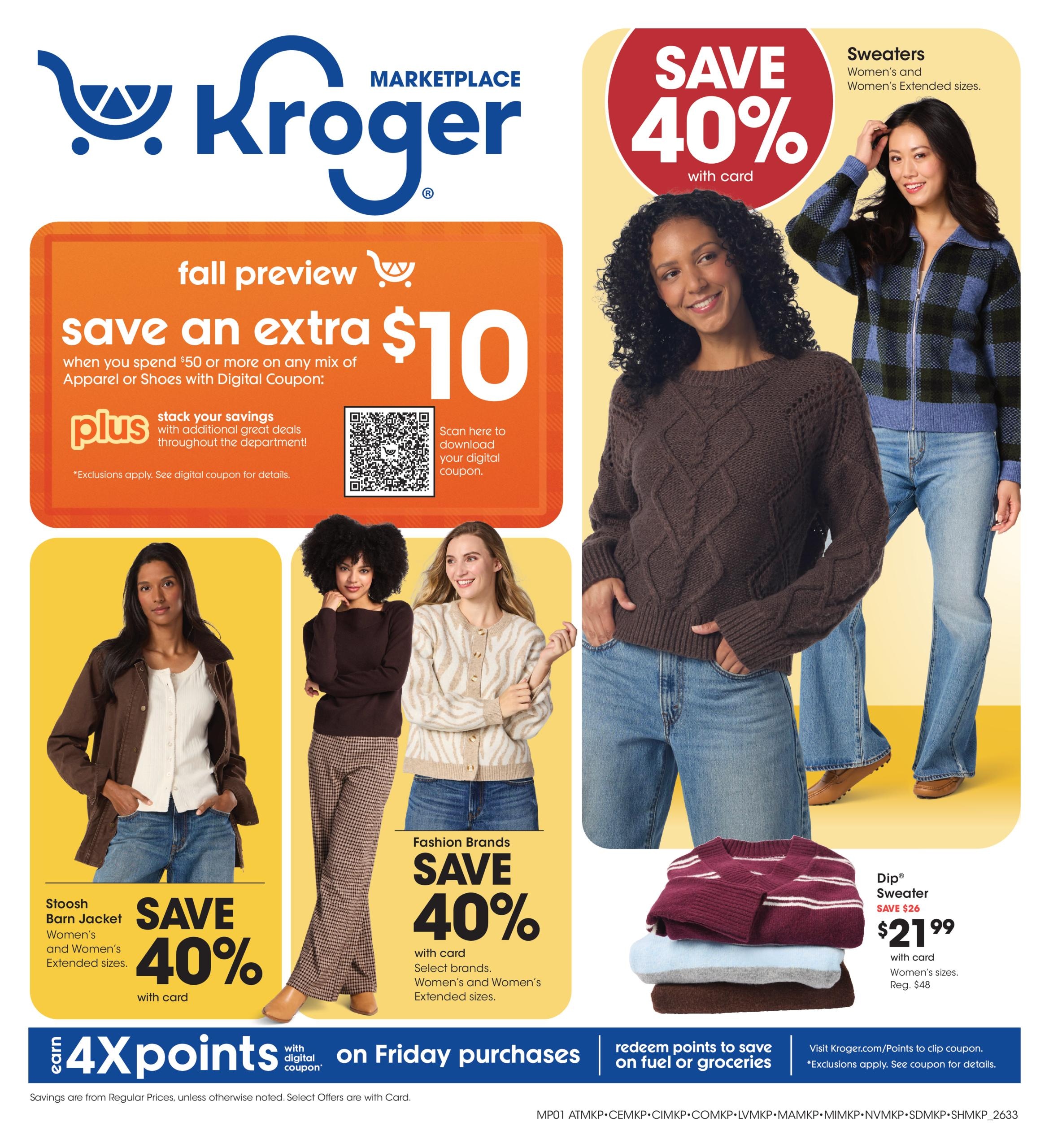 Kroger weekly ad page 1