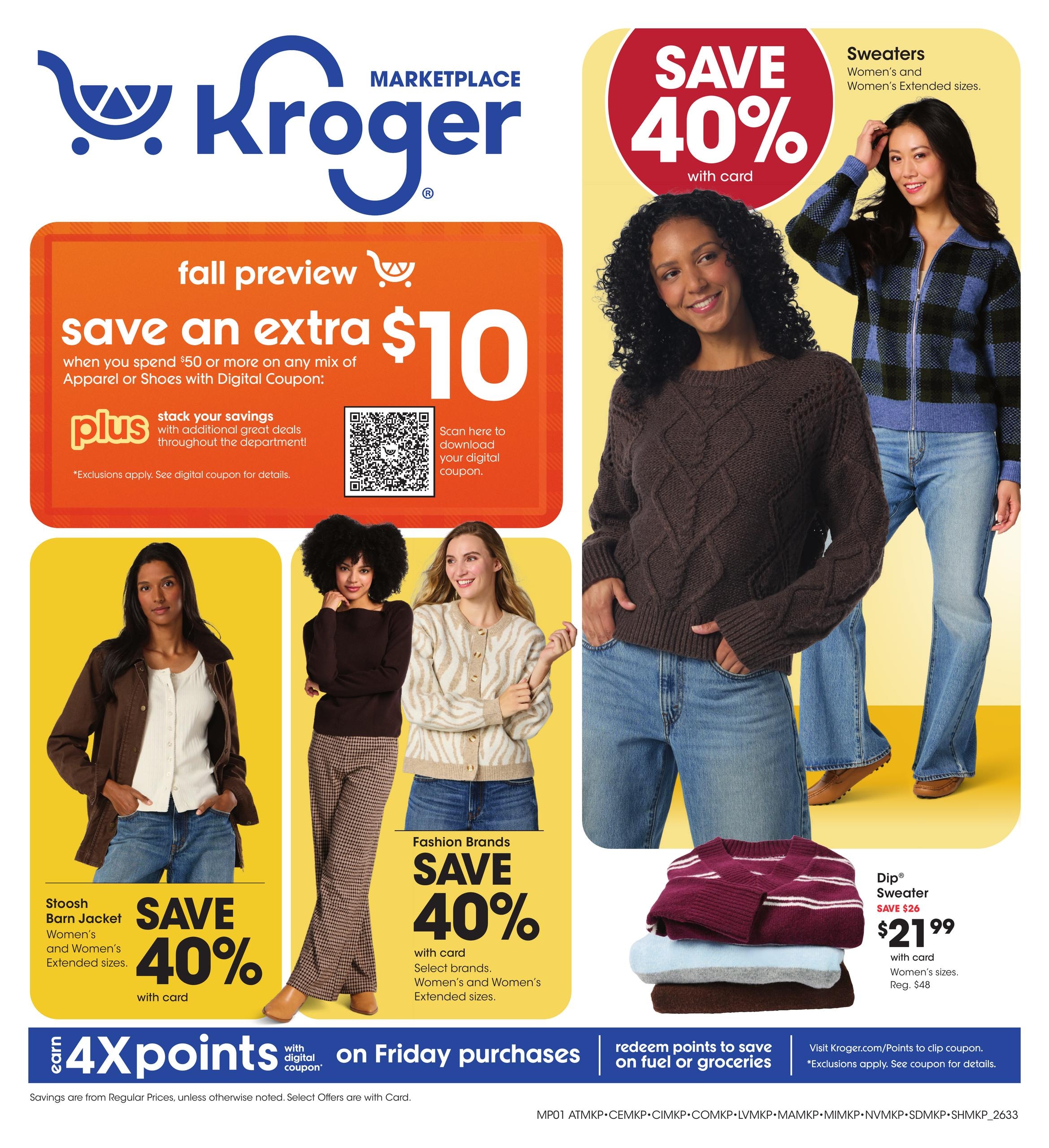 Kroger weekly ad page 1