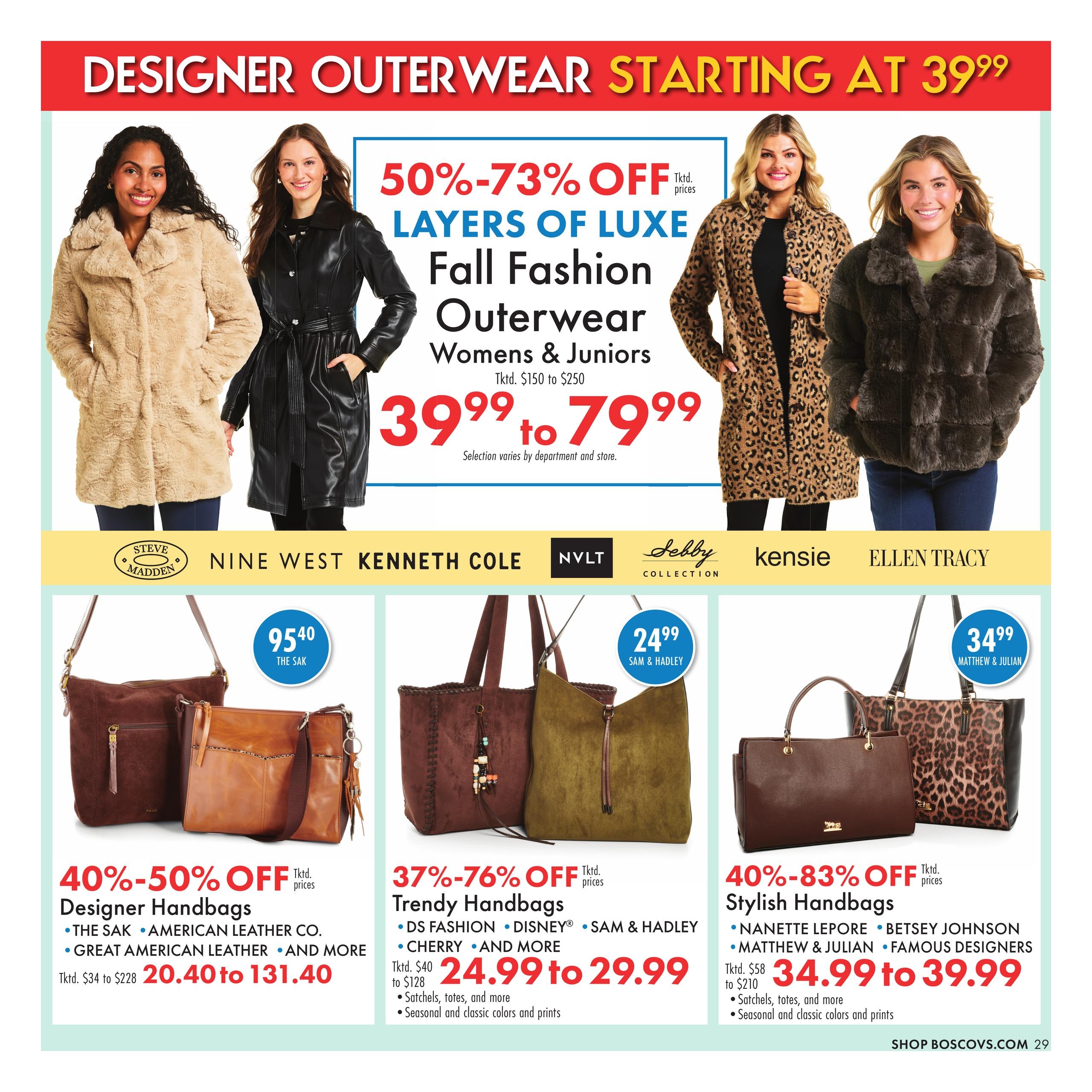 Boscov's weekly ad page 29