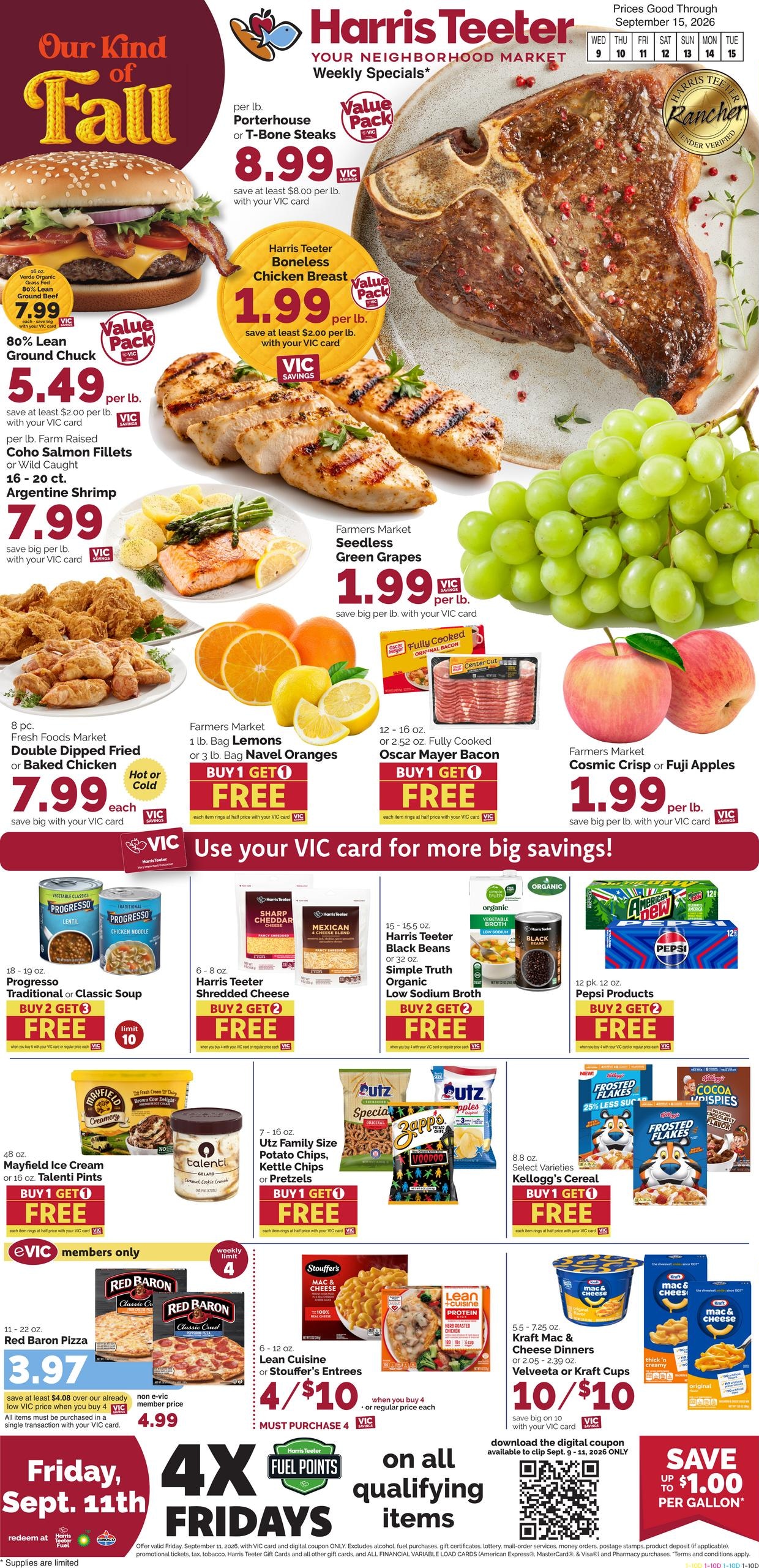 Harris Teeter weekly ad page 1