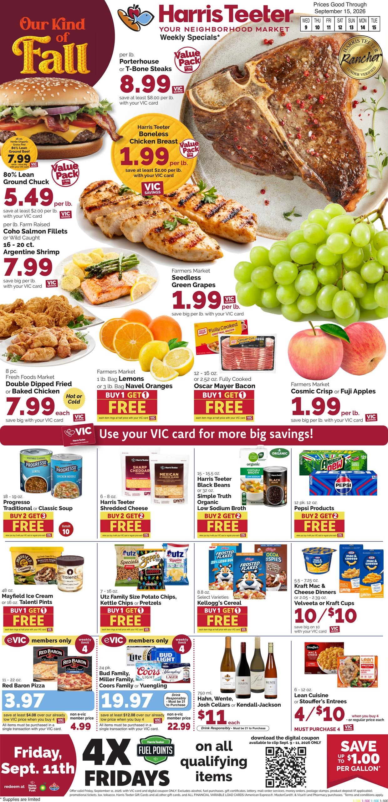Harris Teeter weekly ad page 1