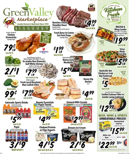 Green Valley Marketplace Weekly Flyer
