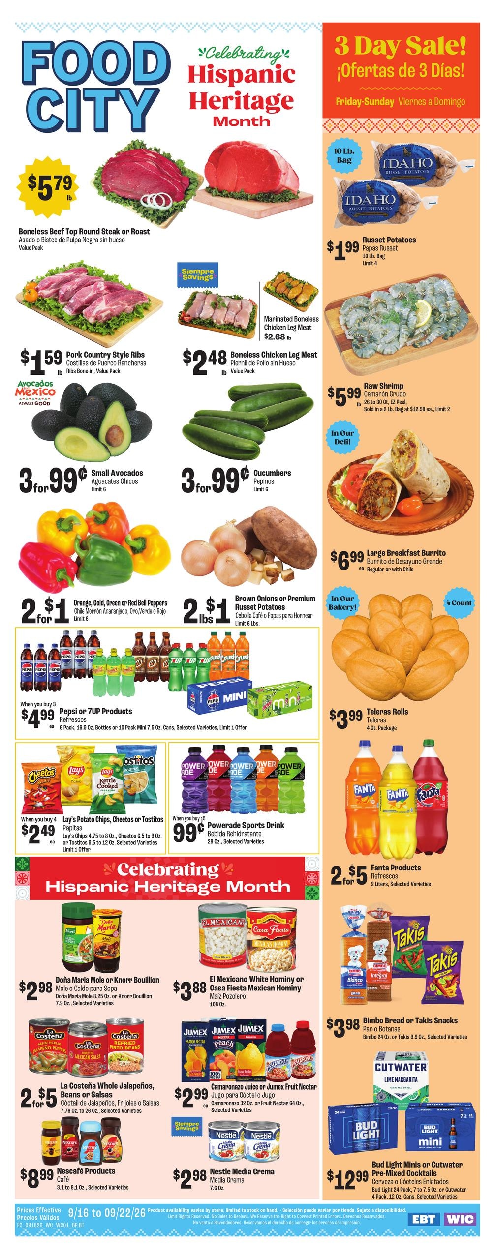 Food City weekly ad page 1