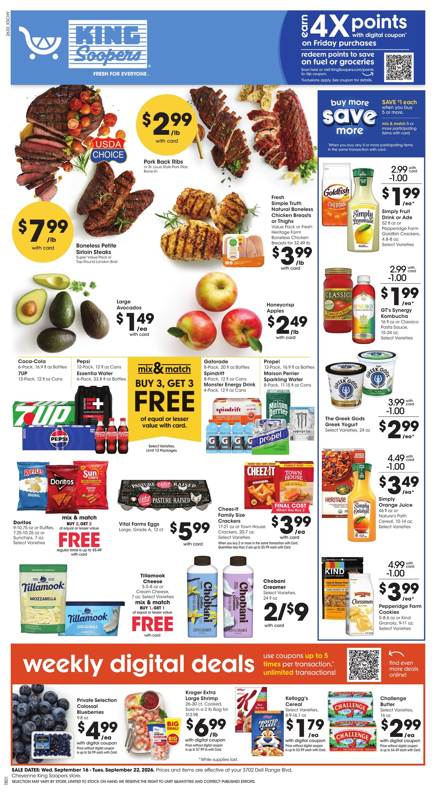 King Soopers weekly ad page 1