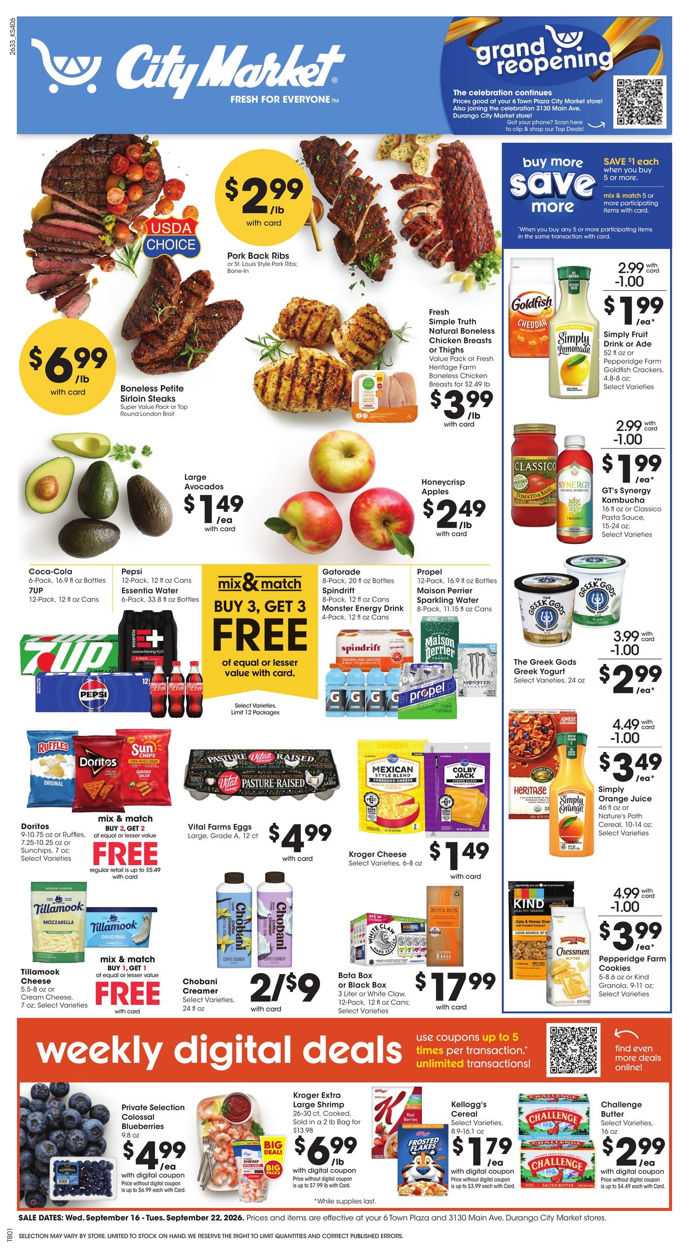 City Market weekly ad page 1