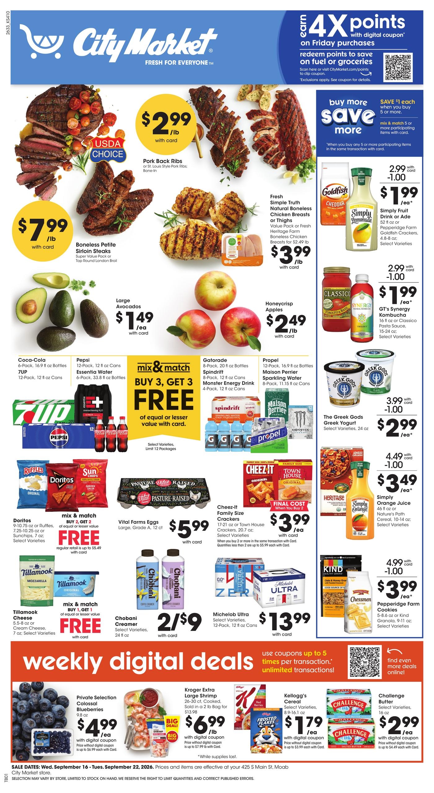 City Market weekly ad page 1