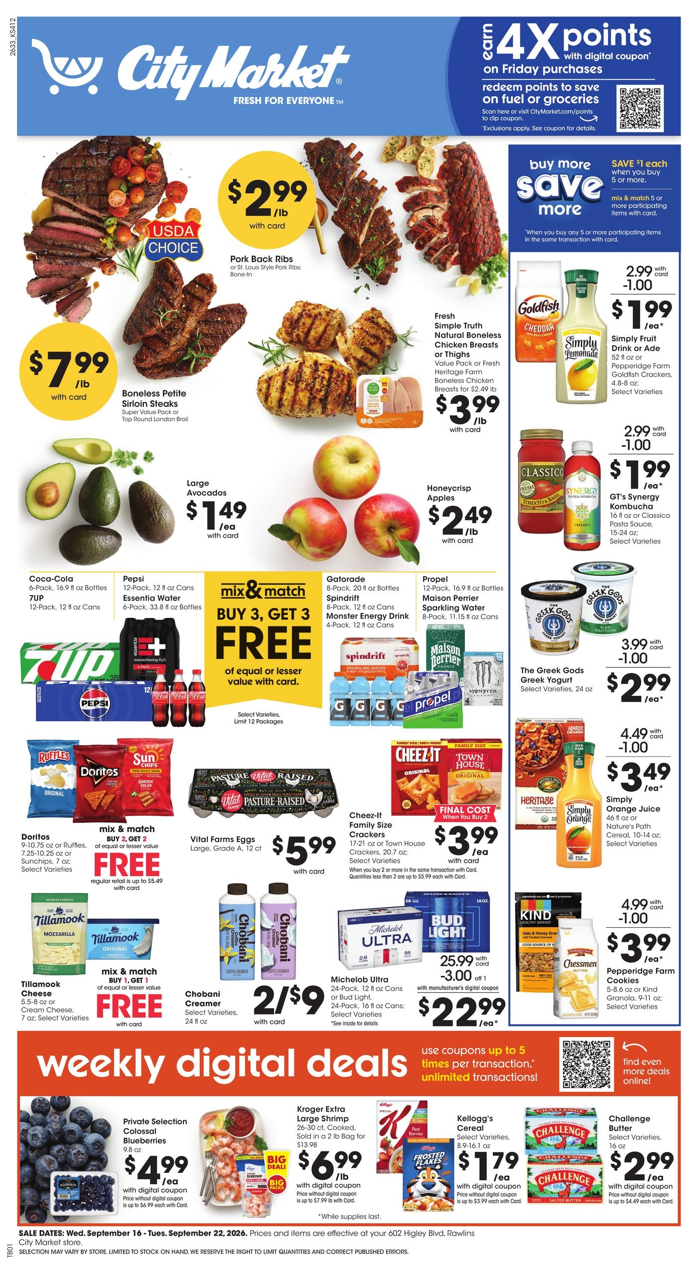 City Market weekly ad page 1