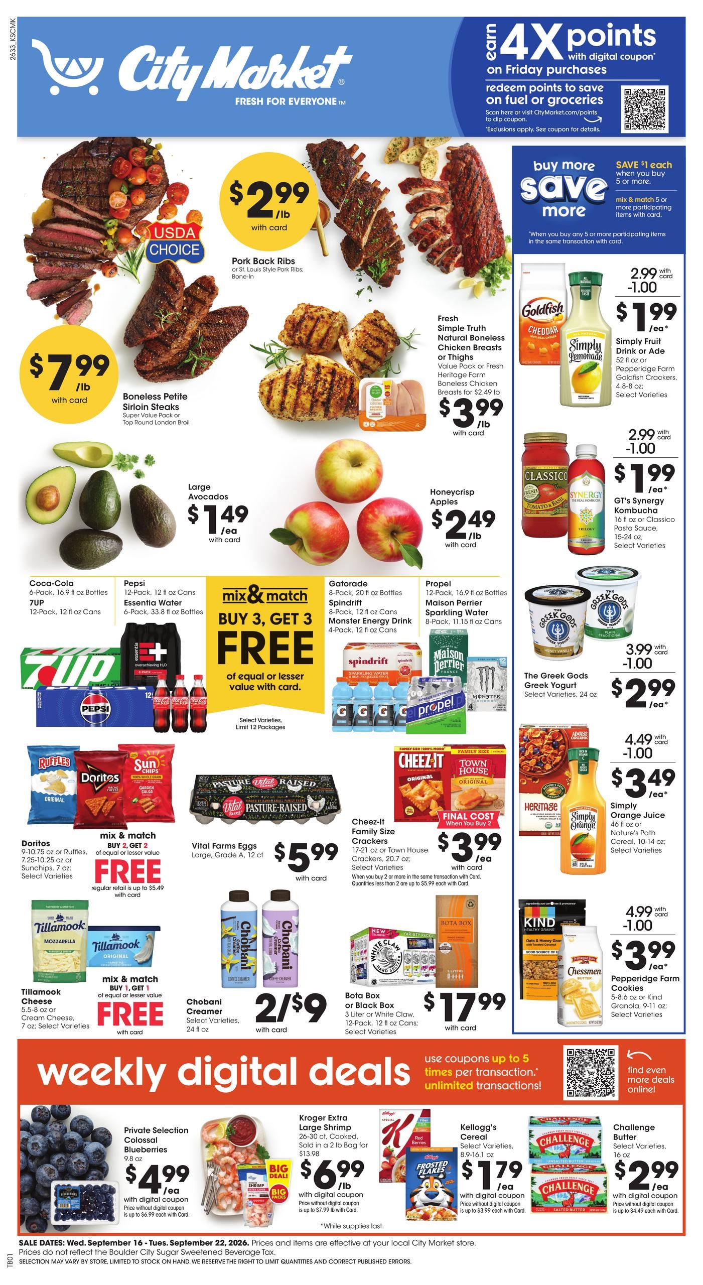 City Market weekly ad page 1