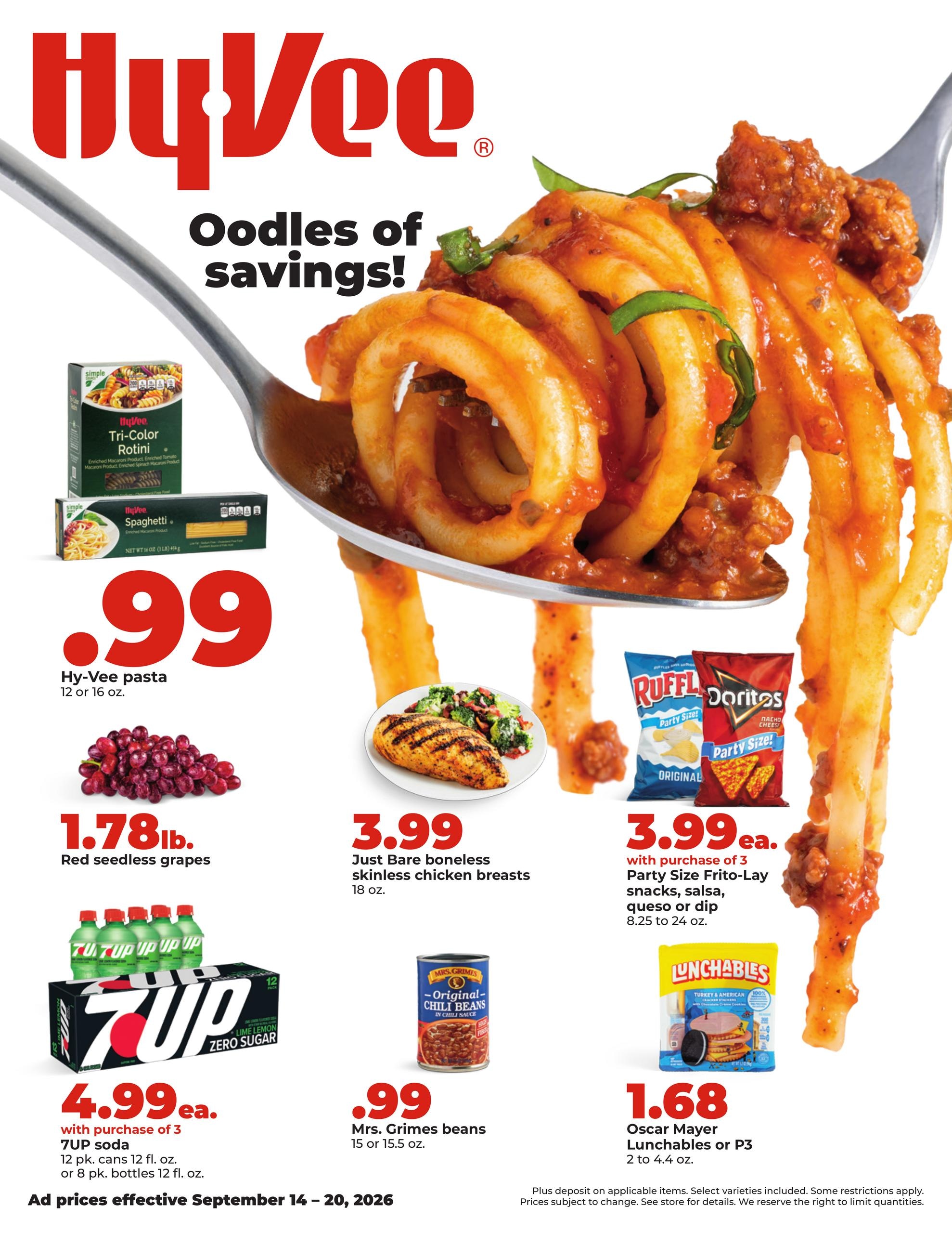 Hy-Vee weekly ad page 1