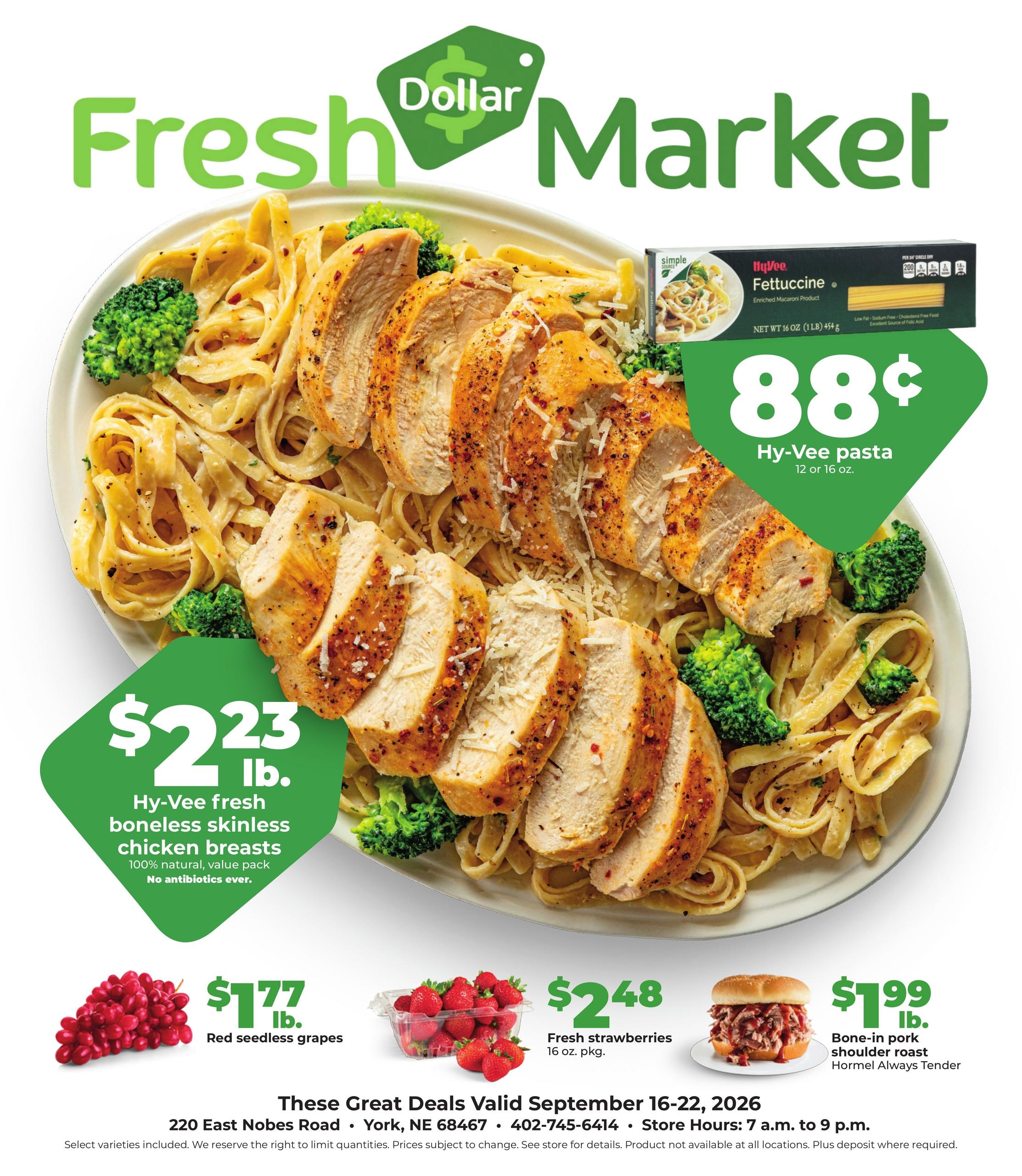 Hy-Vee weekly ad page 1