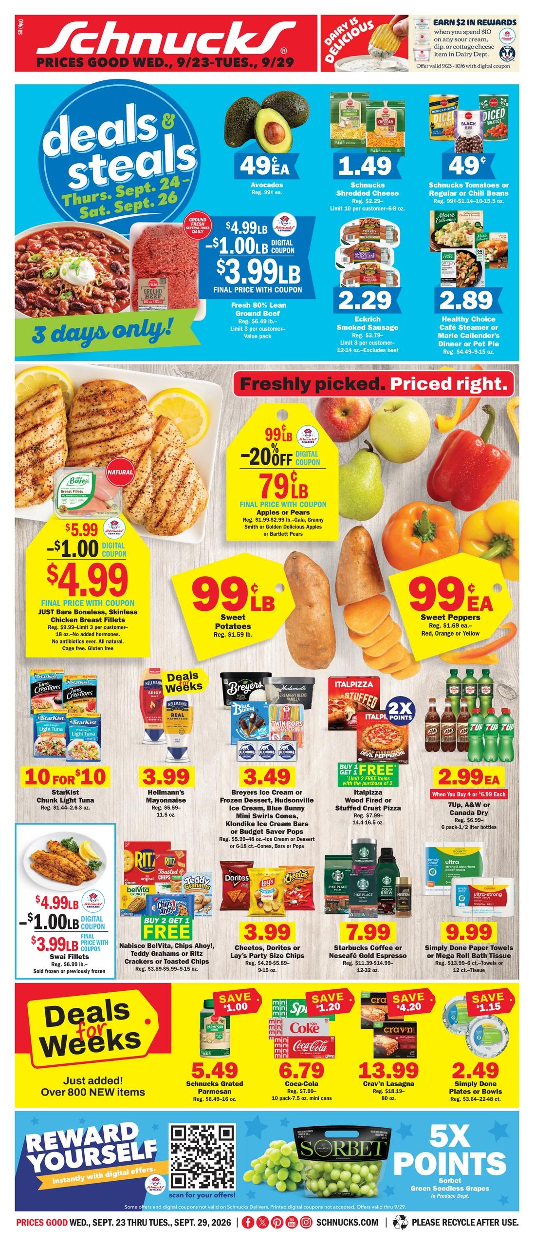 Schnucks weekly ad page 1