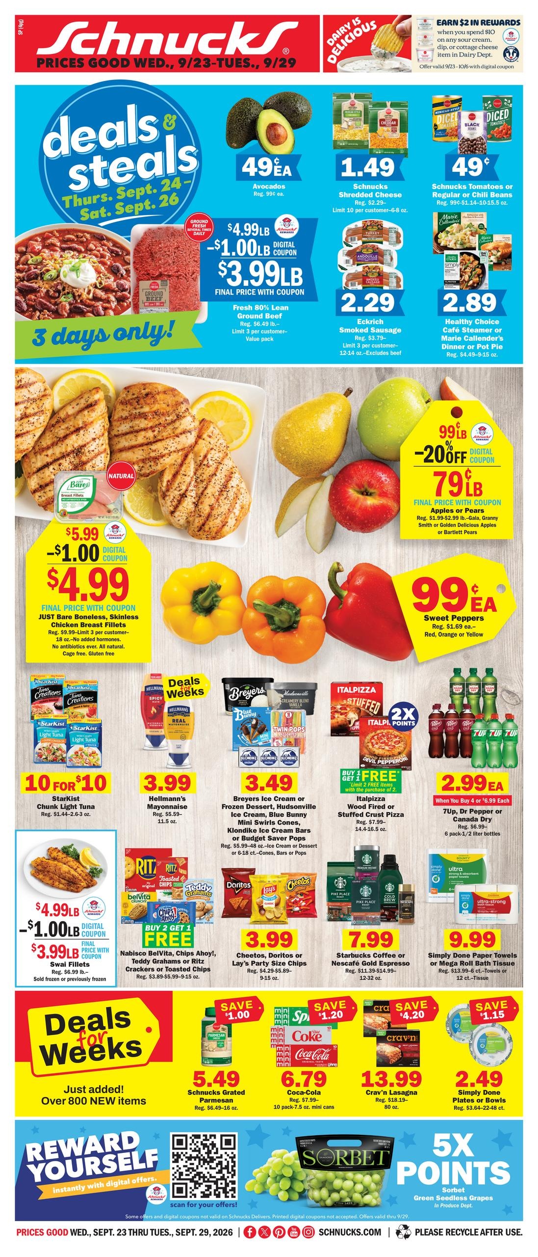 Schnucks weekly ad page 1
