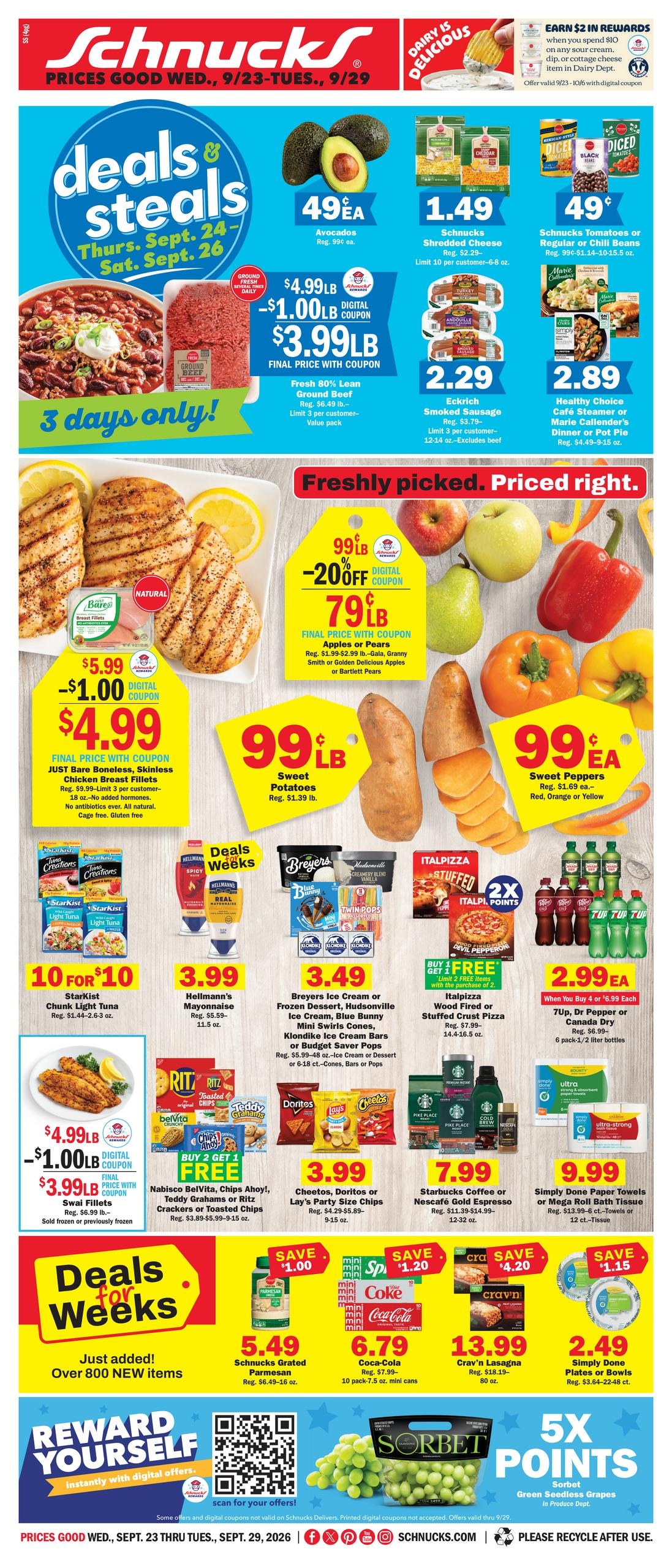 Schnucks weekly ad page 1
