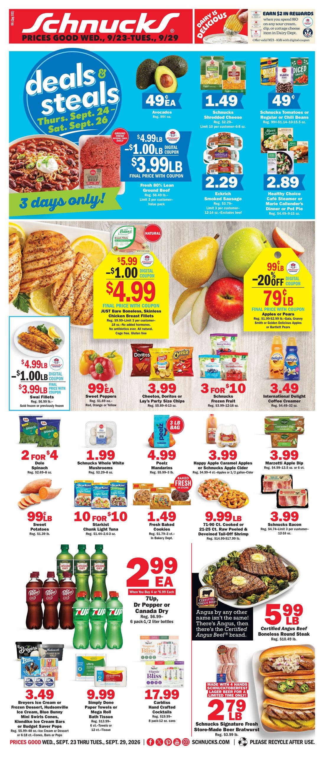 Schnucks weekly ad page 1
