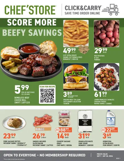 US Foods CHEF’STORE Indexed Bi-Weekly