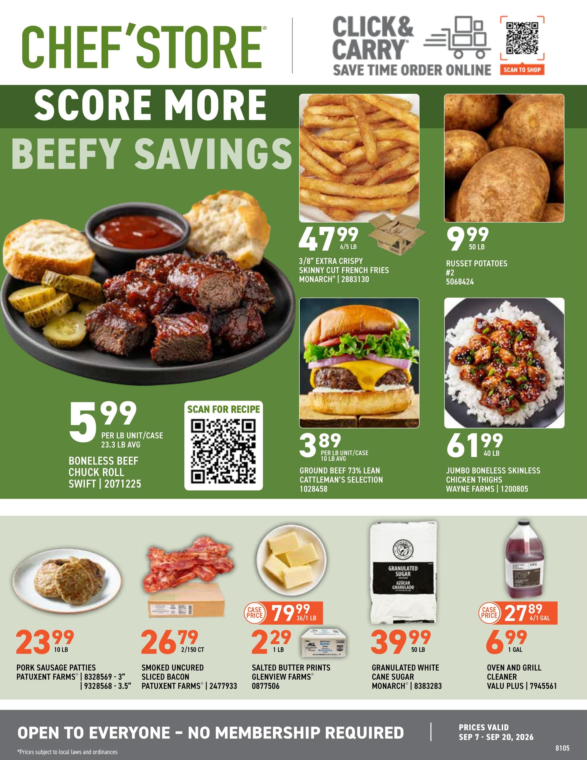 US Foods CHEF’STORE weekly ad page 1