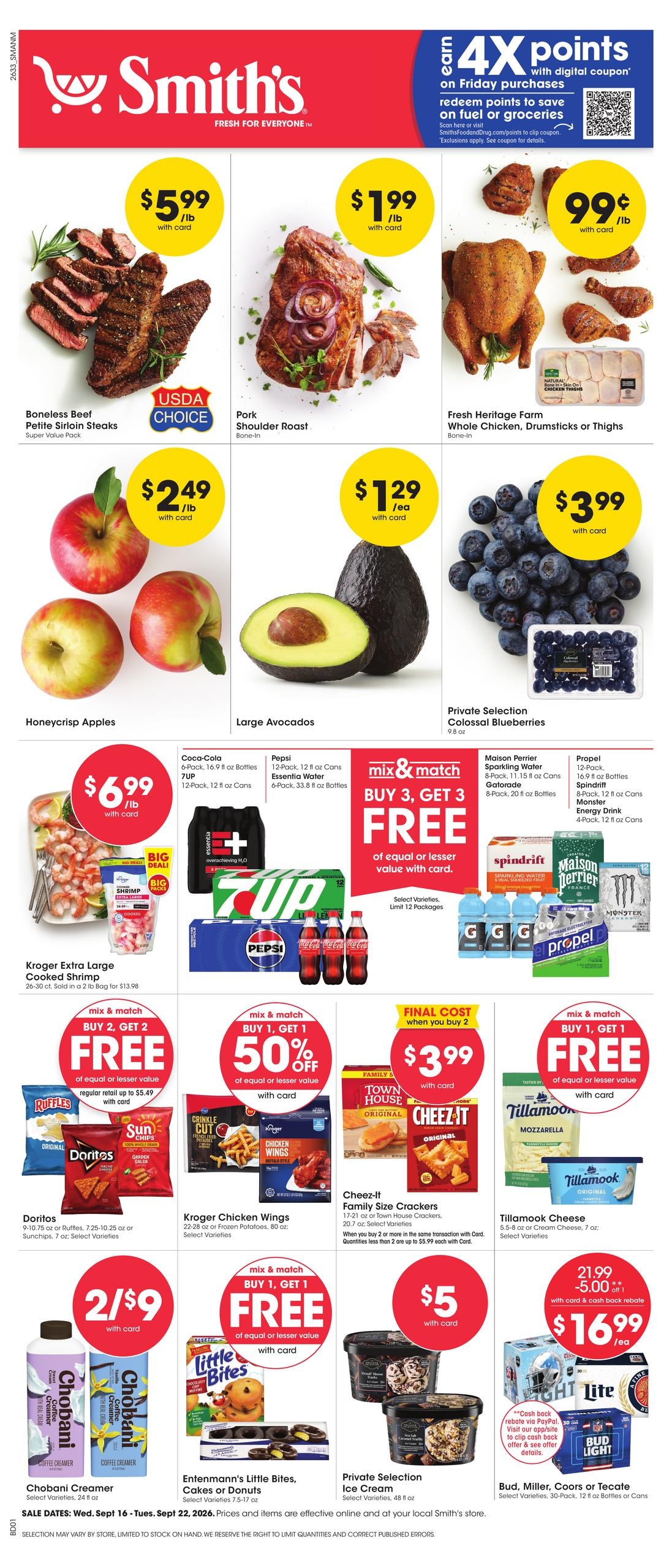 Smith's weekly ad page 1