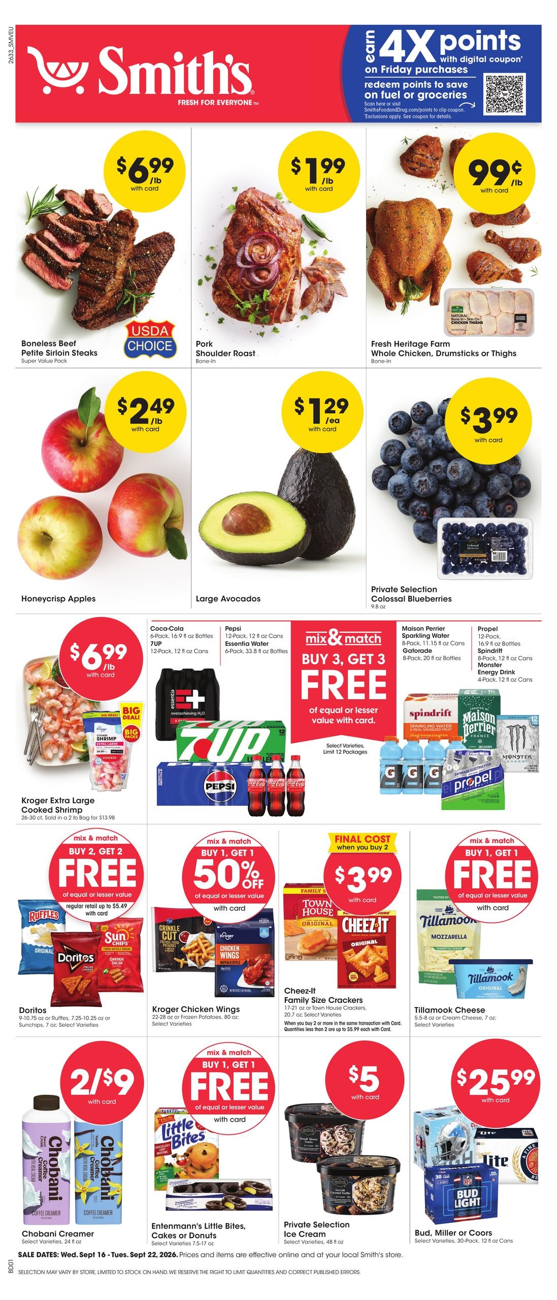Smith's weekly ad page 1