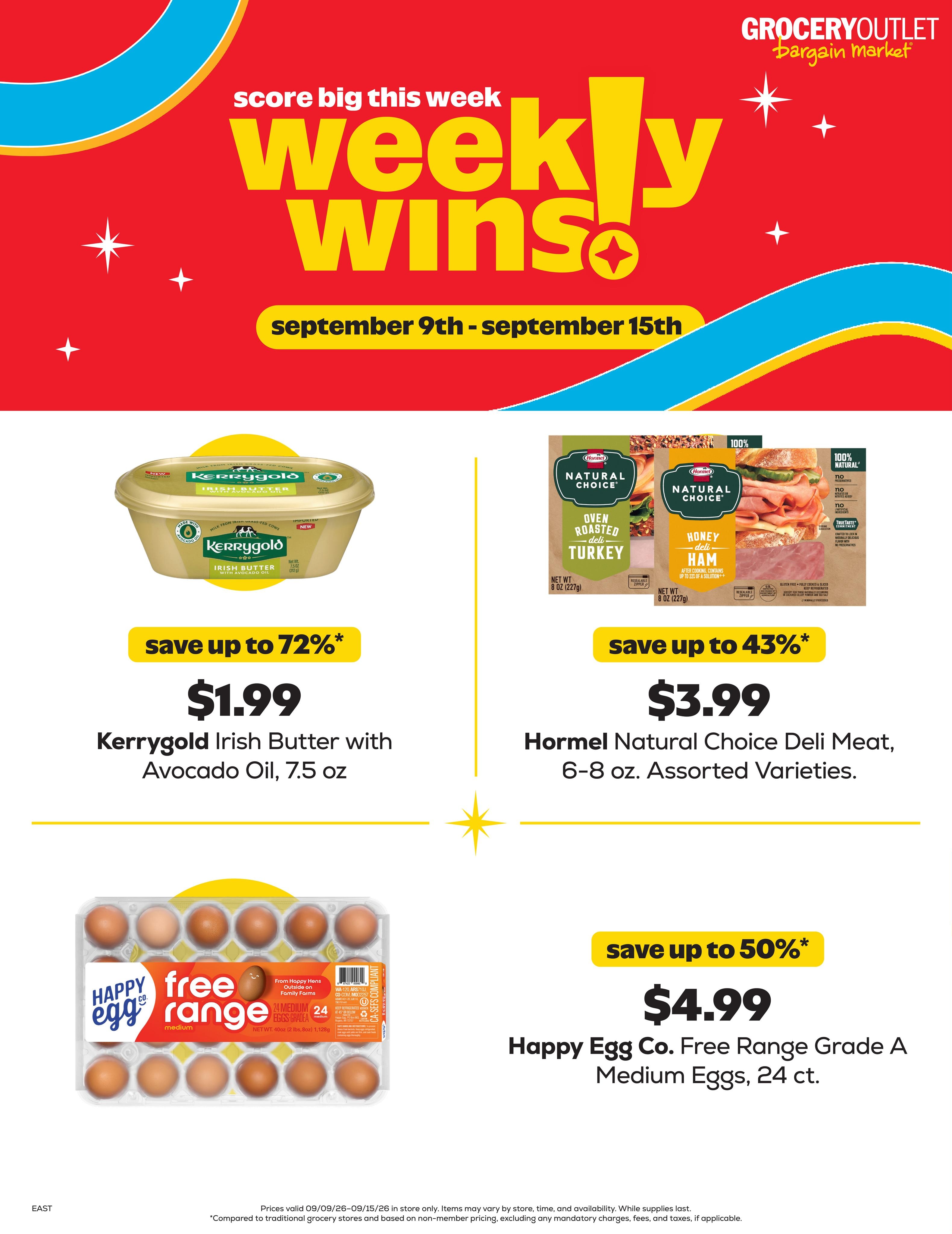 Grocery Outlet weekly ad page 1