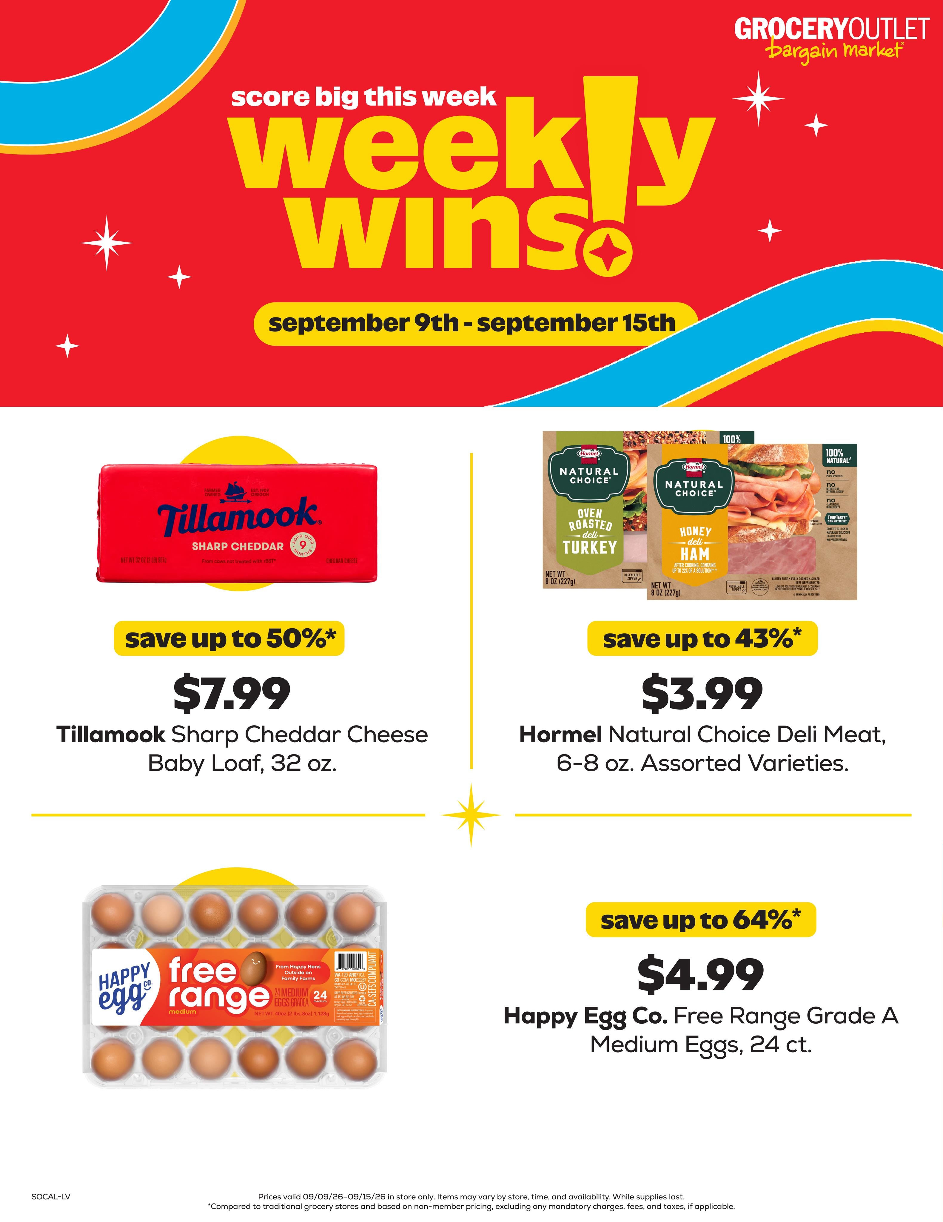 Grocery Outlet weekly ad page 1