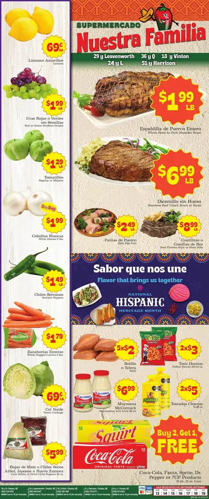Supermercado Nuestra Familia Weekly Ad