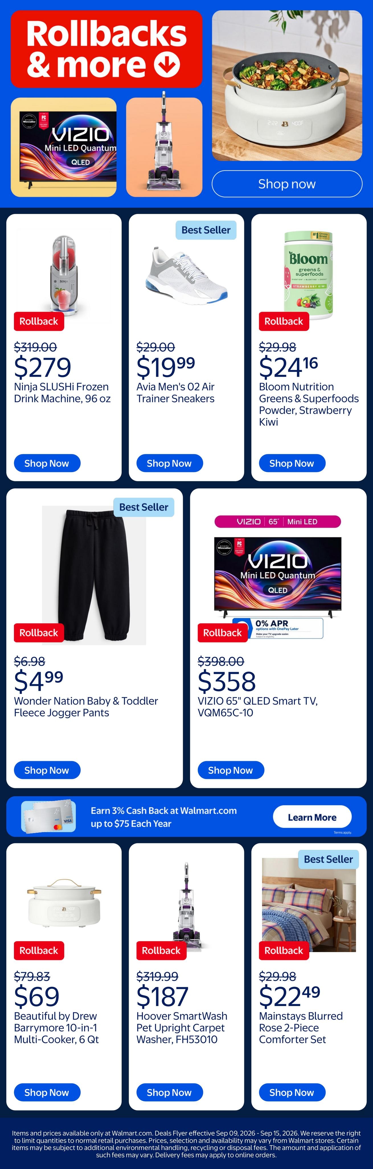 Walmart weekly ad page 1